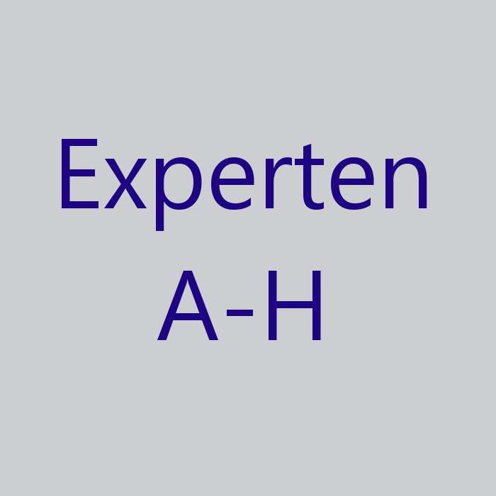 Experten A-H Experten Wirtschaftspsychologie